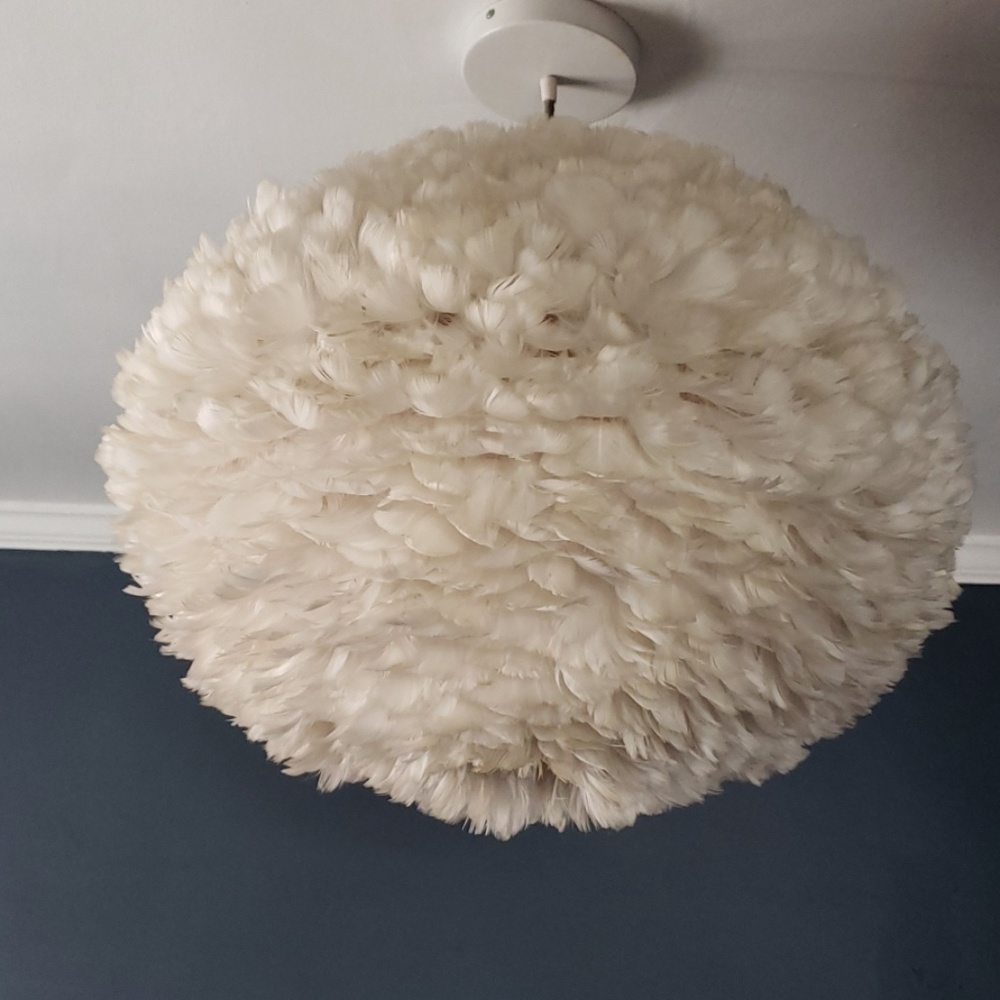 Eos  white pendant chandelier LARGE